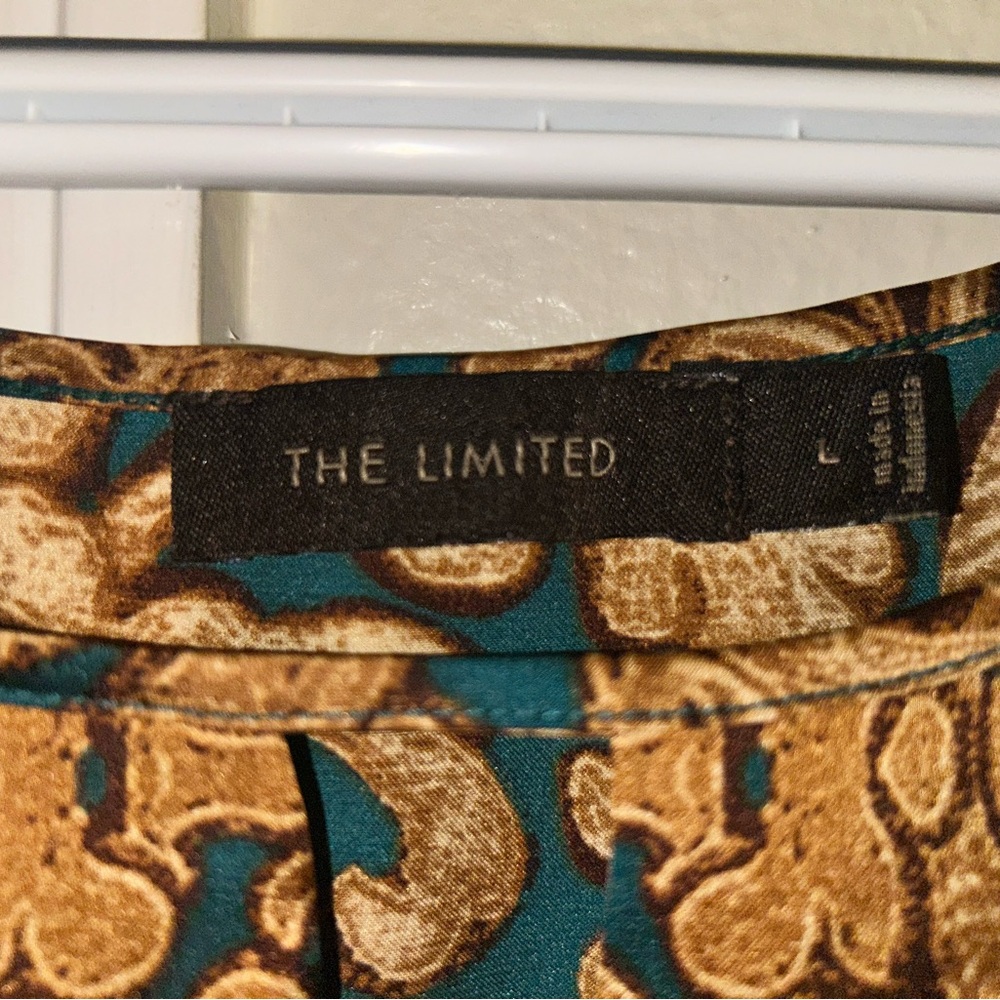 The Limited Gold and Green Baroque Blouse - Picture 2 of 3